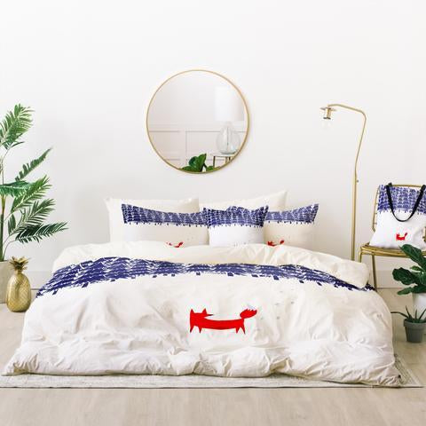 Alone In The Forest Duvet Cover