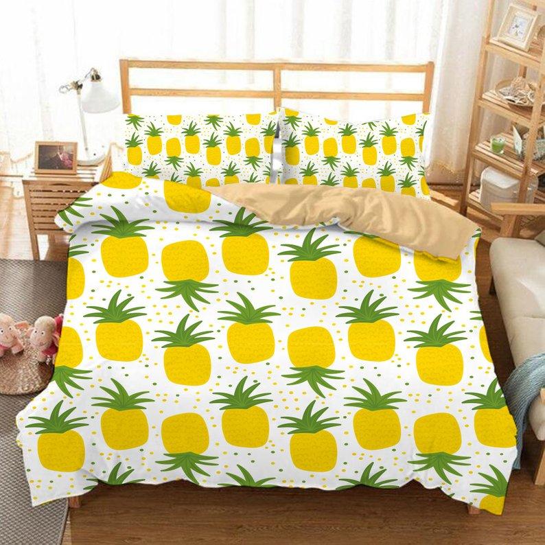 3D Pineapple Bed Sets Duvet Cover #5