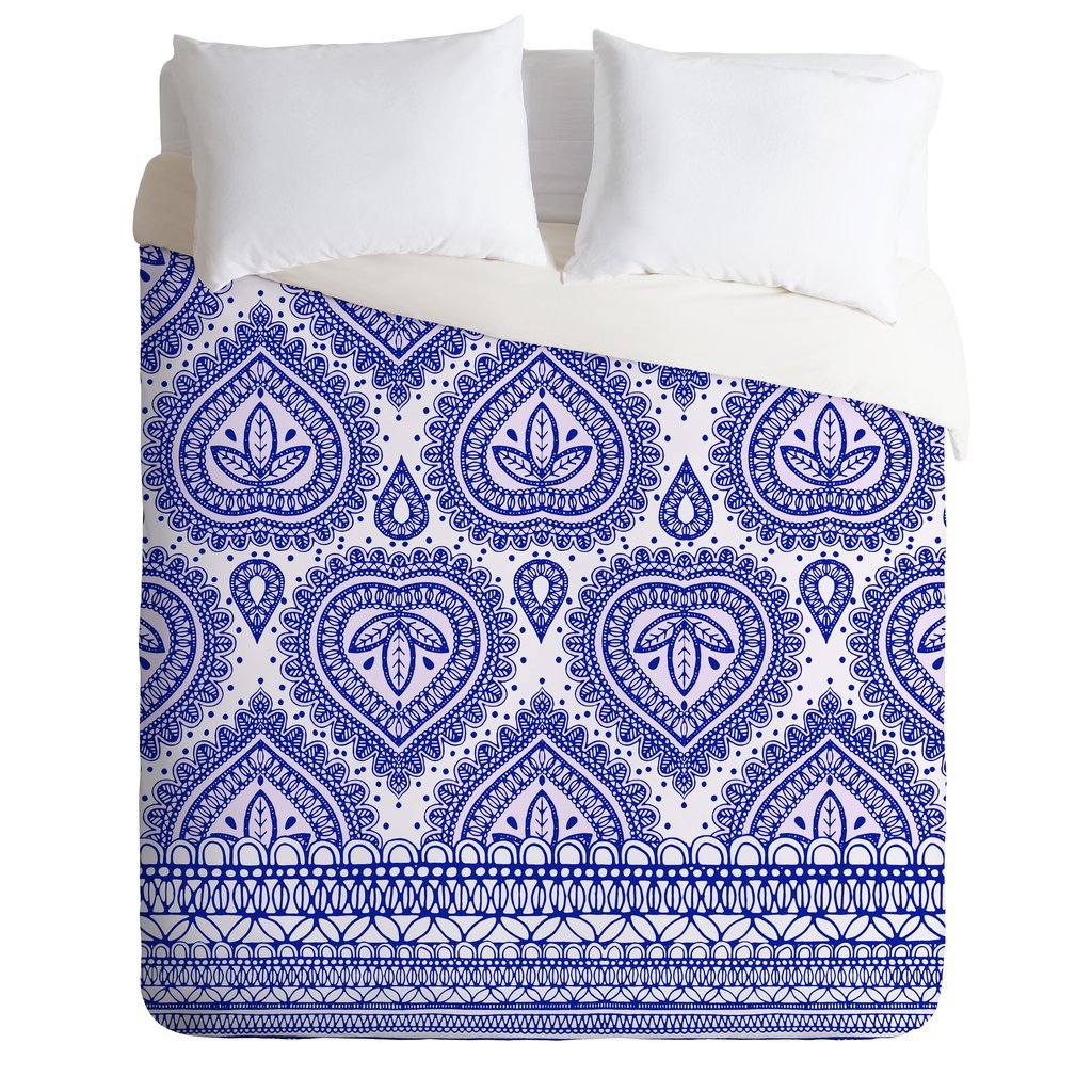 Decorative Blue Duvet Cover