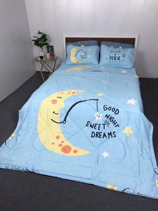 3D Custom Good night   Bedding Set (Duvet Cover & Pillowcases)