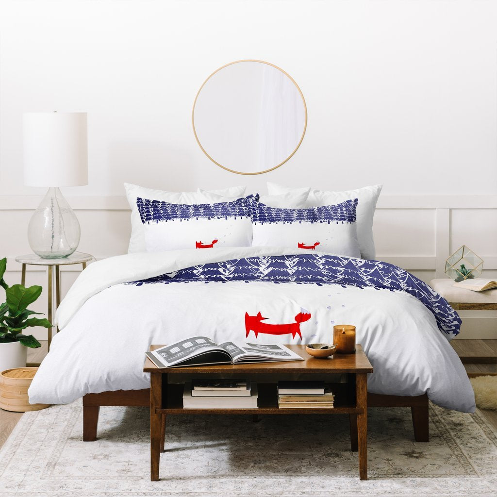 Alone In The Forest  Duvet Cover