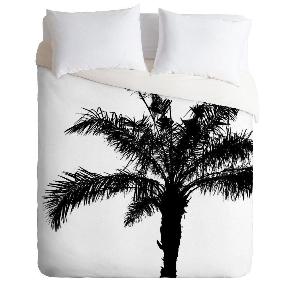 B And W Square Duvet Cover