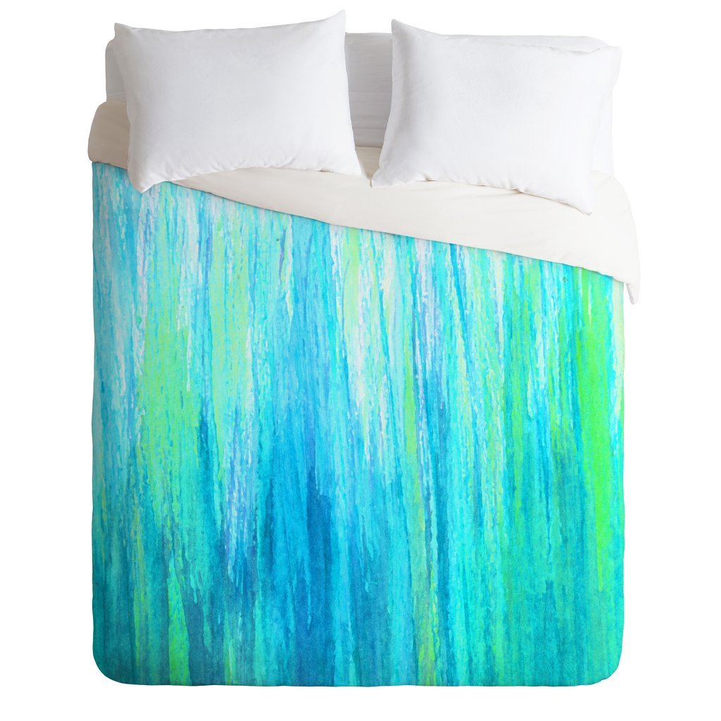 Aqua Stream   Duvet Cover