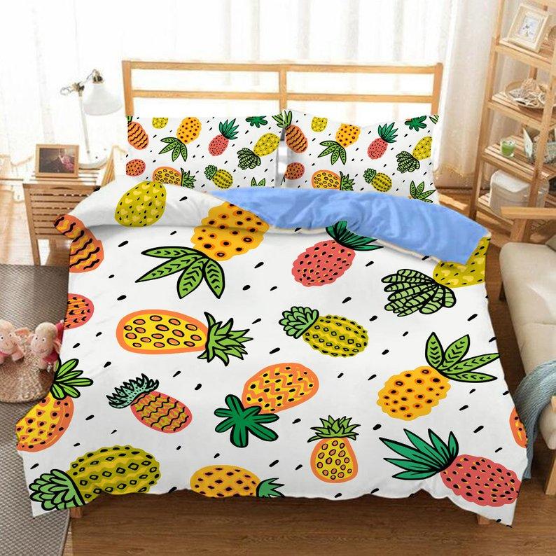 3D Pineapple Bed Sets Duvet Cover #2