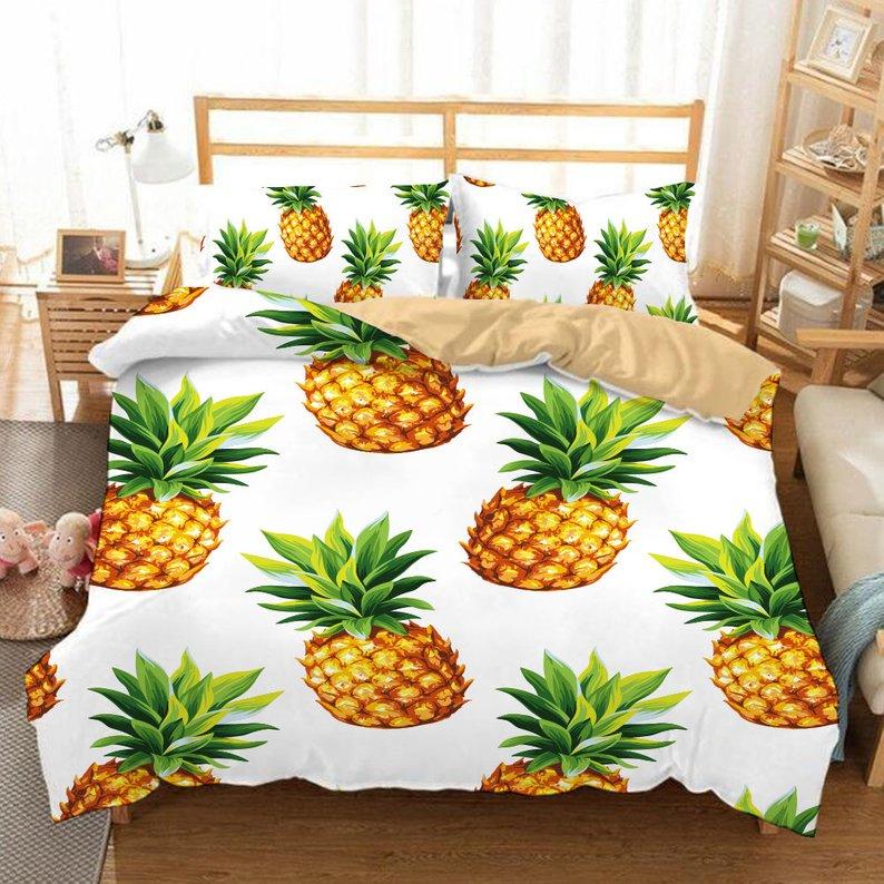 3D Pineapple Bed Sets Duvet Cover #3