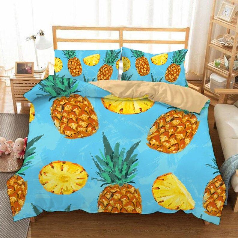 3D Pineapple Bed Sets Duvet Cover #4